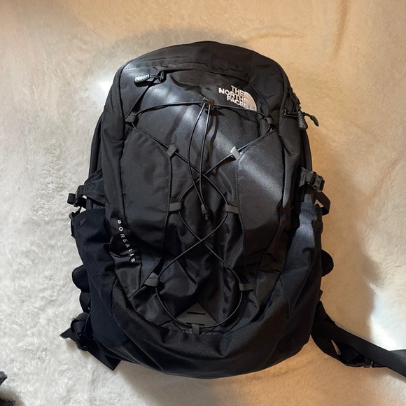 North Face black Borealis back pack